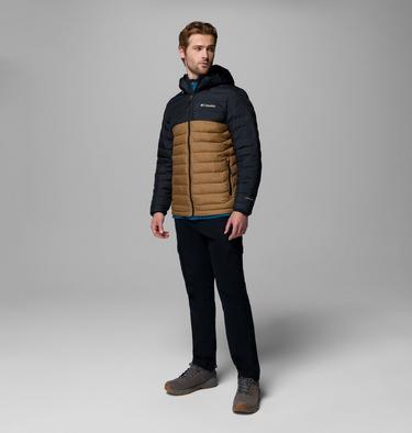 Men&rsquo;s Powder Lite II Hooded Insulated Jacket, Color: Delta, Black, image 14