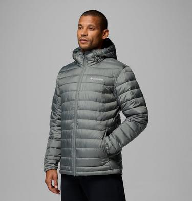 Men&rsquo;s Powder Lite II Hooded Insulated Jacket, Color: Sedona Sage Ripstop, image 32