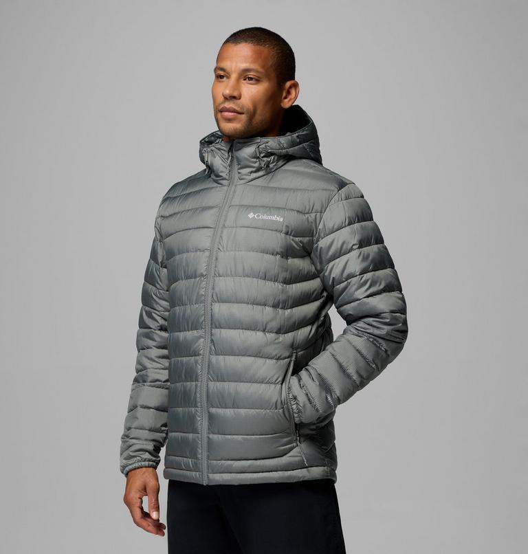 Men&rsquo;s Powder Lite II Hooded Insulated Jacket, Color: Sedona Sage Ripstop, image 4