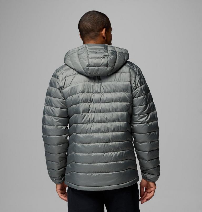 Men&rsquo;s Powder Lite II Hooded Insulated Jacket, Color: Sedona Sage Ripstop, image 3