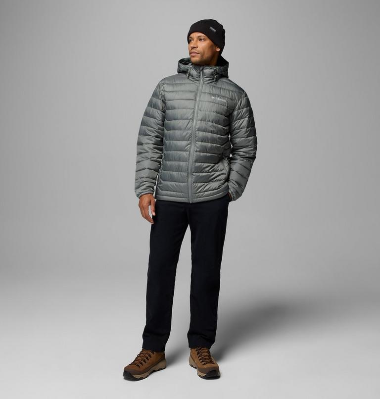 Men&rsquo;s Powder Lite II Hooded Insulated Jacket, Color: Sedona Sage Ripstop, image 2