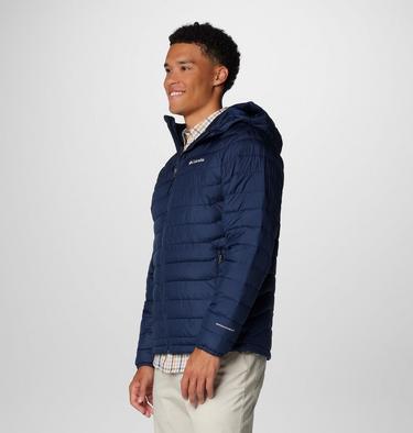 Veste Isolée à Capuche Powder Lite II Homme, Color: Collegiate Navy, image 32