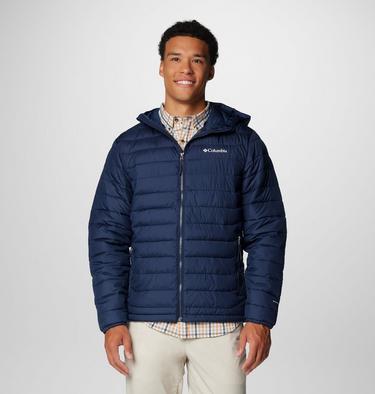Veste Isolée à Capuche Powder Lite II Homme, Color: Collegiate Navy, image 29