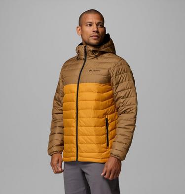 Men&rsquo;s Powder Lite II Hooded Insulated Jacket, Color: Squash, Delta, image 4