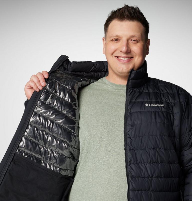 Men’s Powder Lite II Insulated Jacket - Extended Size, Color: Black, image 6