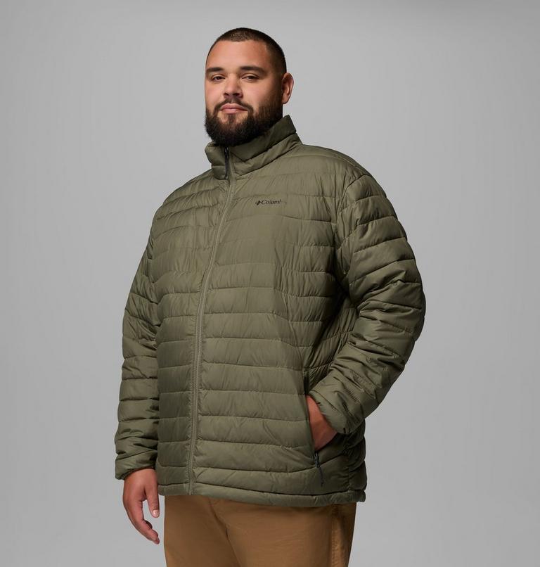 Men’s Powder Lite II Insulated Jacket - Extended Size, Color: Stone Green, image 3