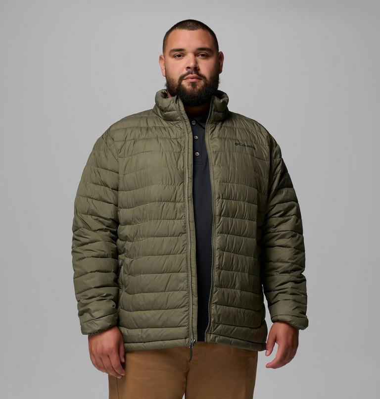 Men’s Powder Lite II Insulated Jacket - Extended Size, Color: Stone Green, image 4