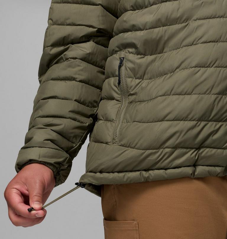Men’s Powder Lite II Insulated Jacket - Extended Size, Color: Stone Green, image 7