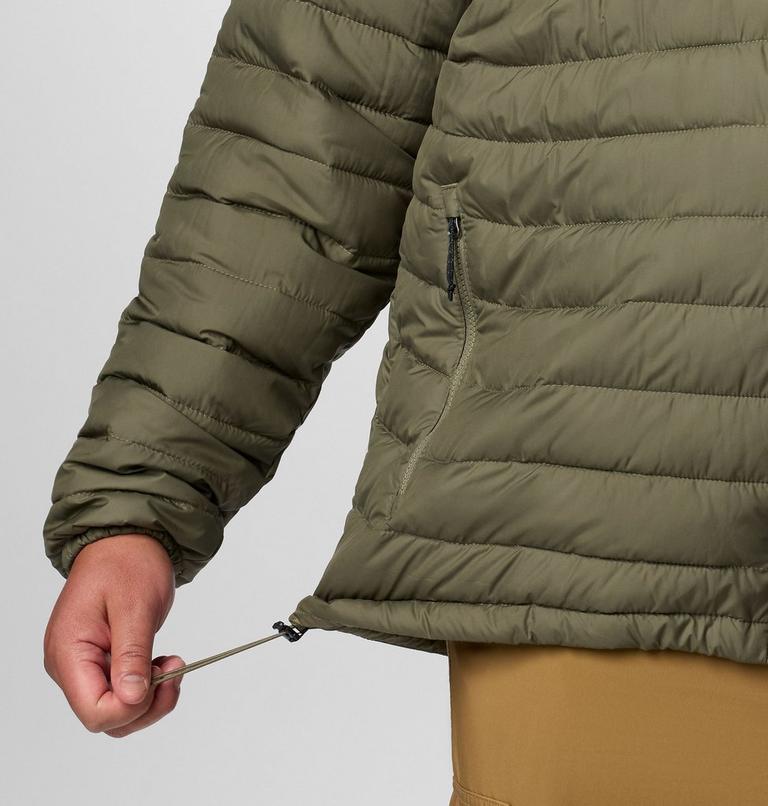Men’s Powder Lite II Insulated Jacket - Extended Size, Color: Stone Green, image 8