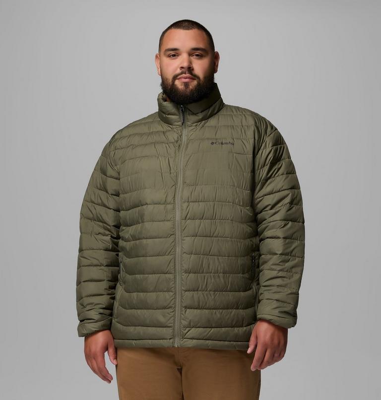 Men’s Powder Lite II Insulated Jacket - Extended Size, Color: Stone Green, image 1