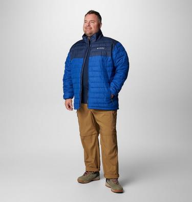 Veste Isolée Powder Lite II Homme - Grande Taille, Color: Mountain Blue, Collegiate Navy, image 7