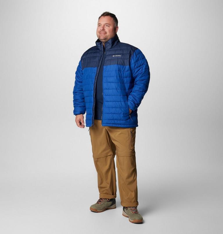 Powder Lite II Jacket, Color: Mountain Blue, Collegiate Navy, image 3