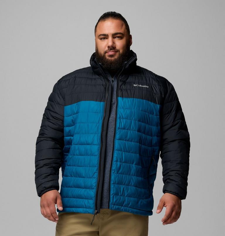 Powder Lite II Jacket, Color: Phoenix Blue, Black, image 5