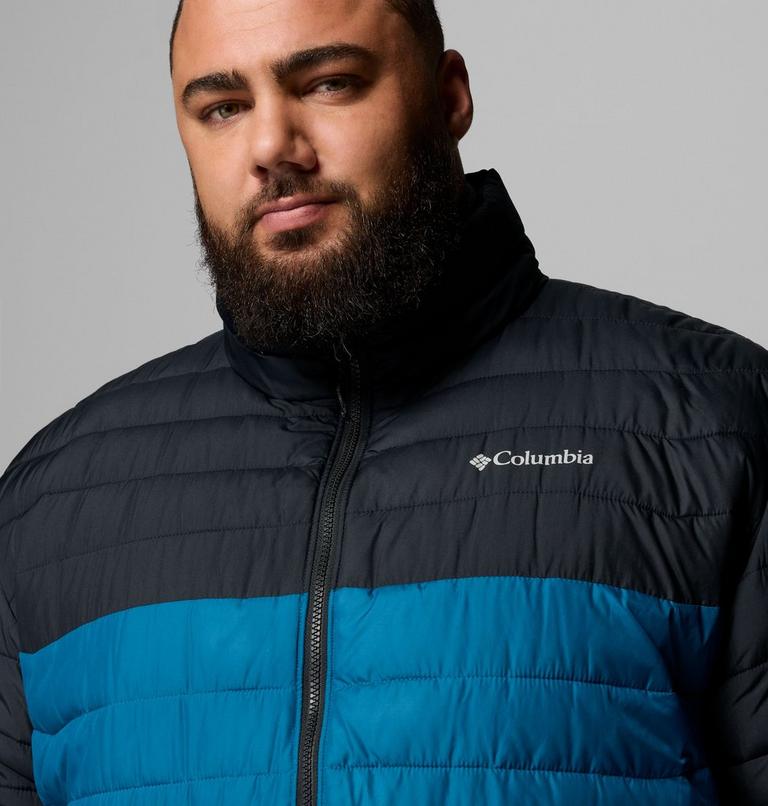 Powder Lite II Jacket, Color: Phoenix Blue, Black, image 7