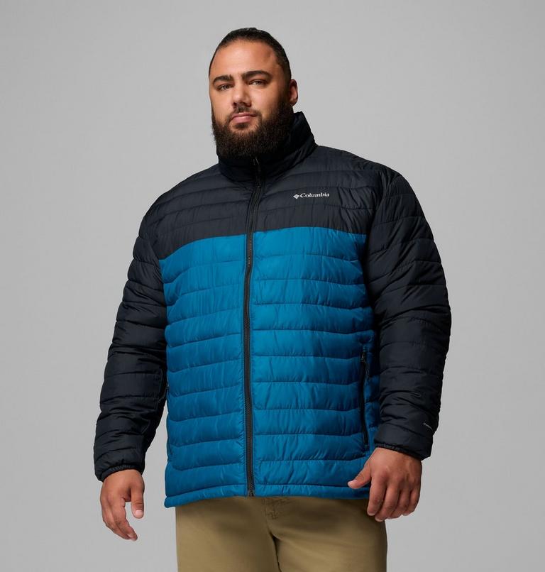 Powder Lite II Jacket, Color: Phoenix Blue, Black, image 1