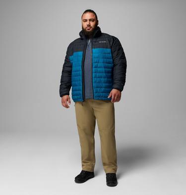 Powder Lite II Jacket, Color: Phoenix Blue, Black, image 6