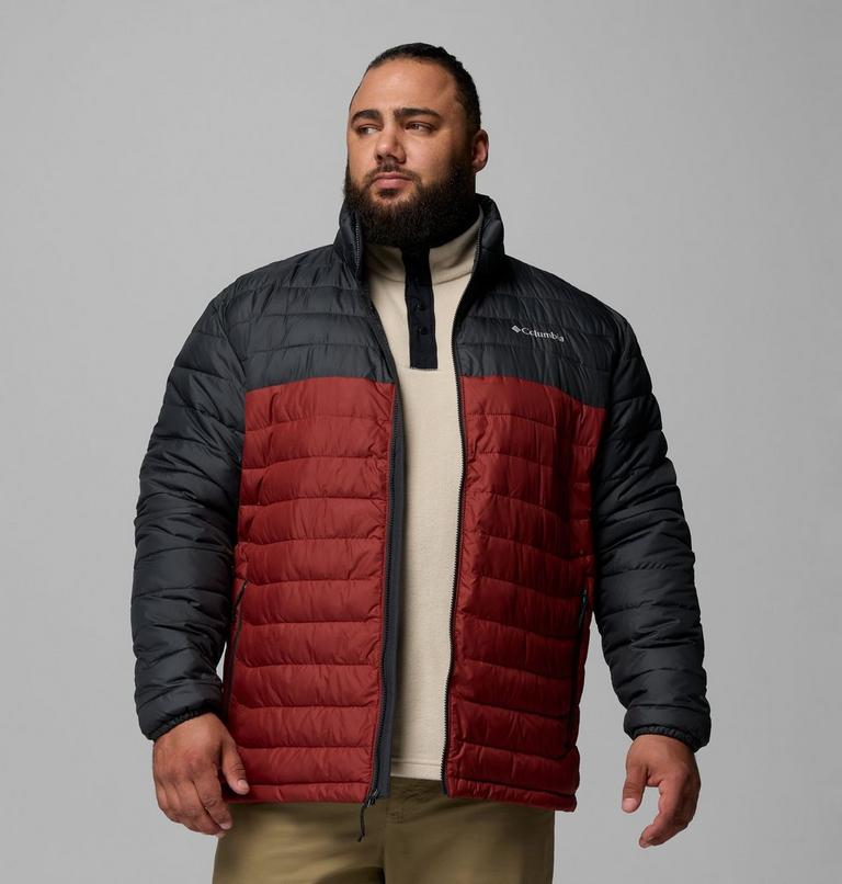 Powder Lite II Jacket, Color: Red Oxide, Shark, image 5