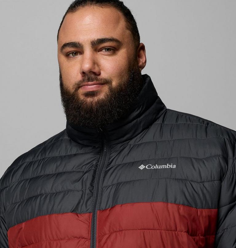 Powder Lite II Jacket, Color: Red Oxide, Shark, image 7