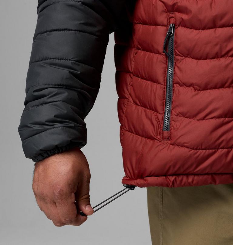 Powder Lite II Jacket, Color: Red Oxide, Shark, image 8