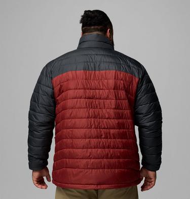 Men&rsquo;s Powder Lite II Insulated Jacket - Extended Size, Color: Red Oxide, Shark, image 3