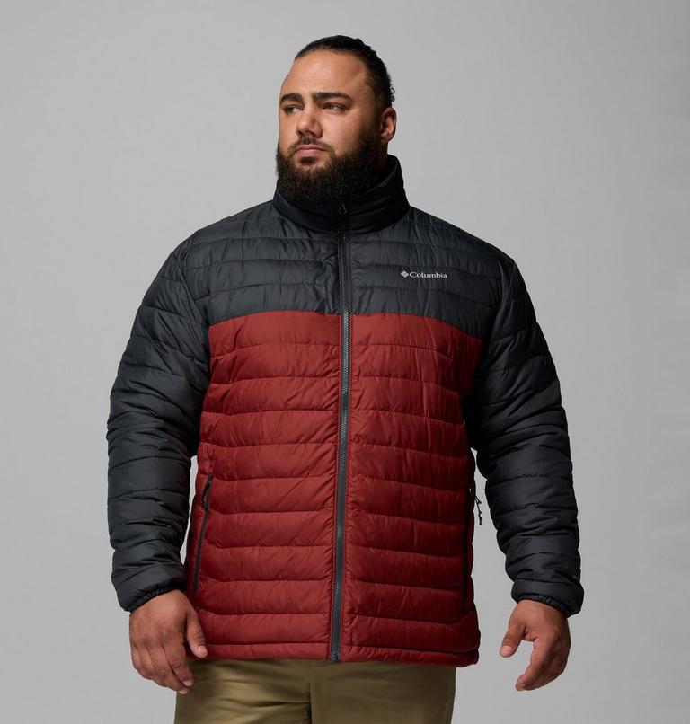 Powder Lite II Jacket, Color: Red Oxide, Shark, image 1