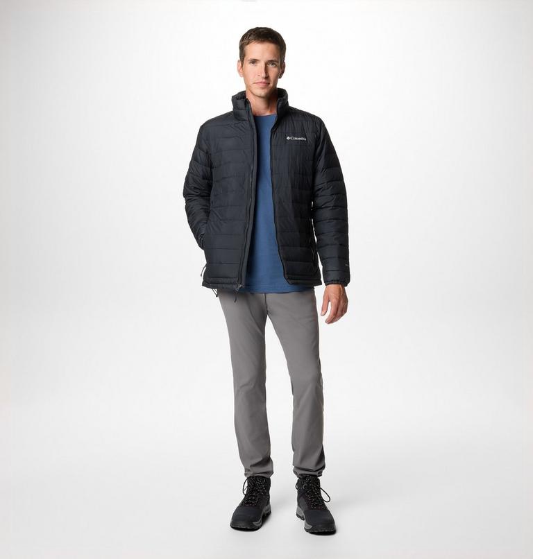 Men’s Powder Lite II Insulated Jacket, Color: Black, image 3