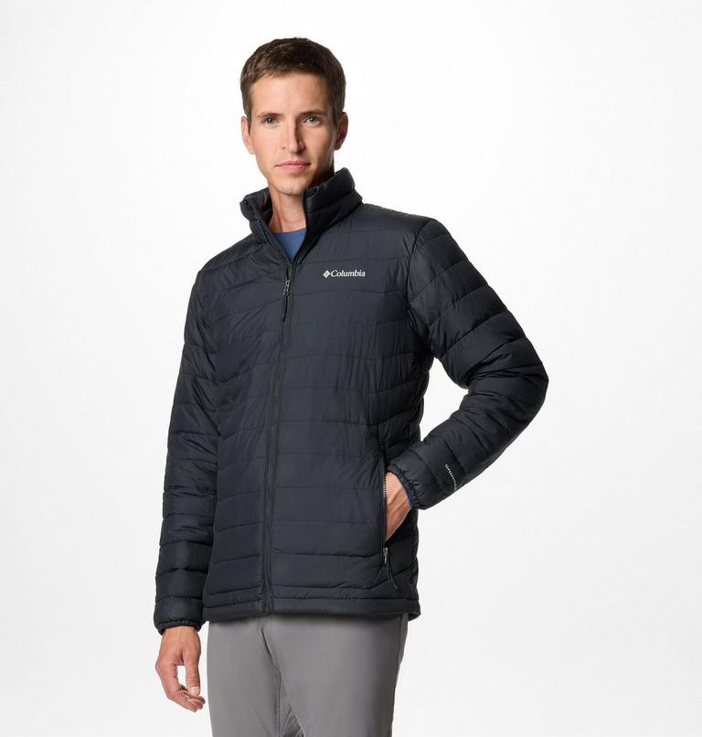 Men’s Powder Lite II Insulated Jacket, Color: Black, image 4