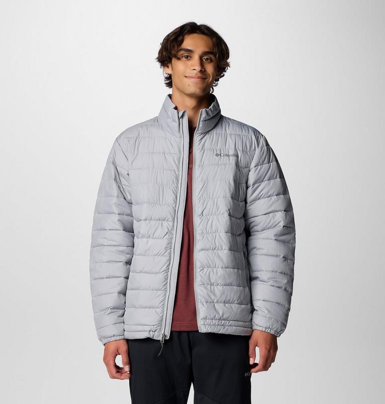 Men’s Powder Lite II Insulated Jacket, Color: Columbia Grey, image 8