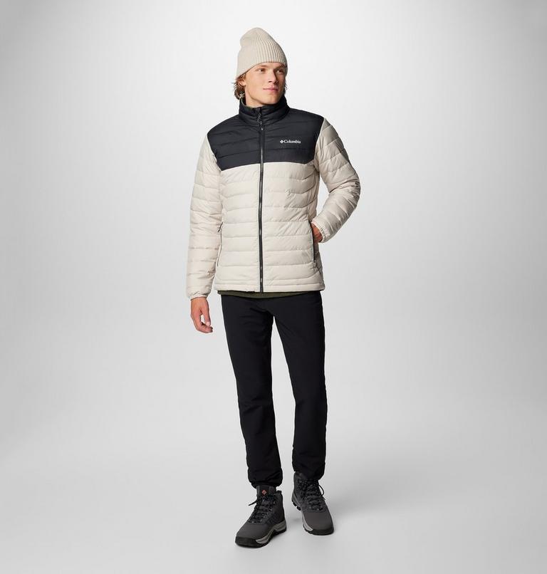 Chaqueta con aislamiento Powder Lite II para hombre, Color: Dark Stone, Black, image 3