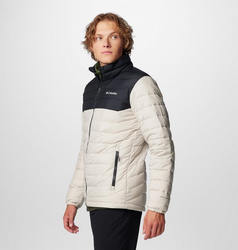 Chaqueta con aislamiento Powder Lite II para hombre, Color: Dark Stone, Black, image 4
