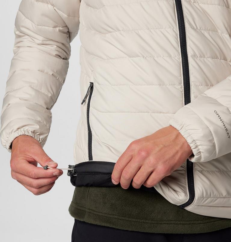 Chaqueta con aislamiento Powder Lite II para hombre, Color: Dark Stone, Black, image 8