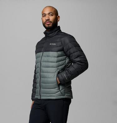 Men&rsquo;s Powder Lite II Insulated Jacket, Color: Sedona Sage, Shark, image 20