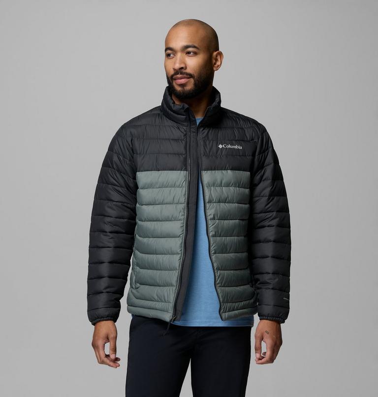 Chaqueta con aislamiento Powder Lite II para hombre, Color: Sedona Sage, Shark, image 5
