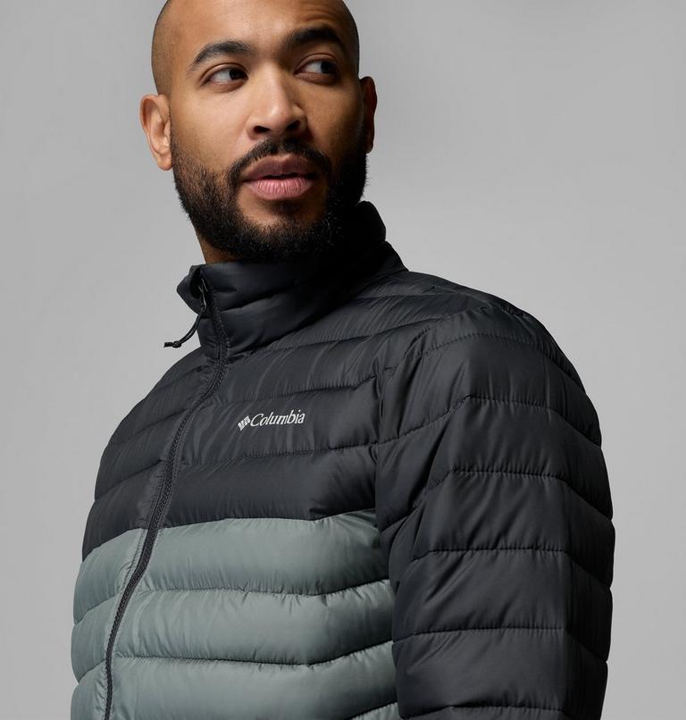 Chaqueta con aislamiento Powder Lite II para hombre, Color: Sedona Sage, Shark, image 7