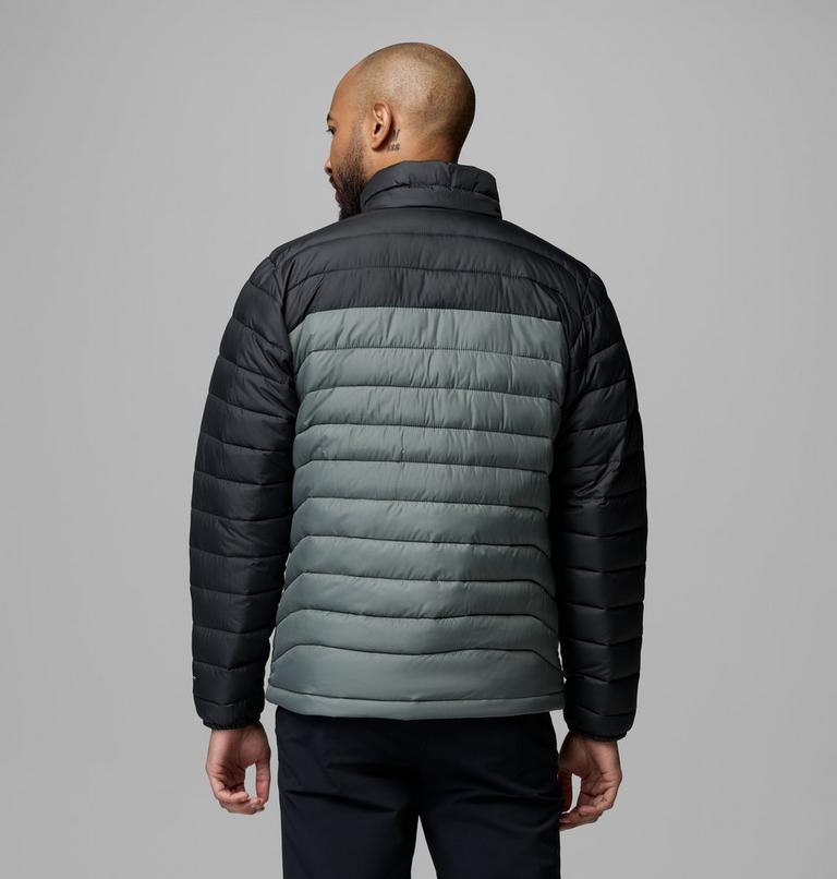 Chaqueta con aislamiento Powder Lite II para hombre, Color: Sedona Sage, Shark, image 3