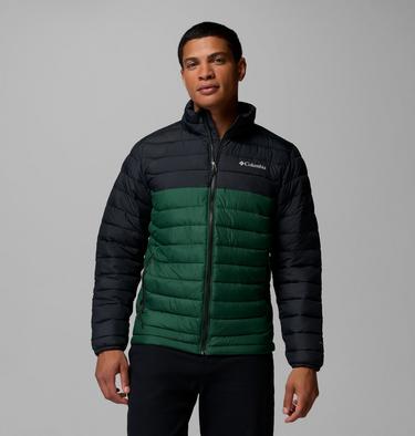 Powder Lite II Jacket, Color: Rain Forest, Black, image 11