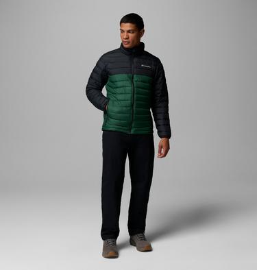 Powder Lite II Jacket, Color: Rain Forest, Black, image 12