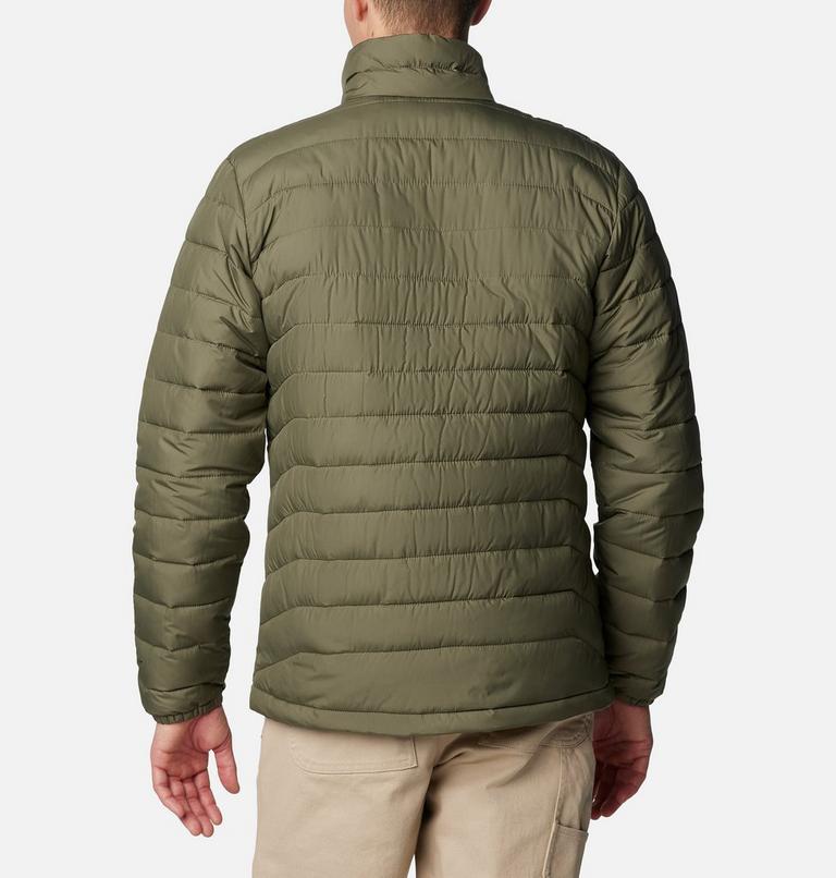 Men’s Powder Lite II Insulated Jacket, Color: Stone Green, image 2
