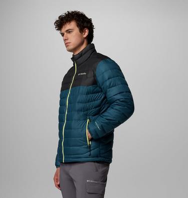 Veste Isolée Powder Lite II Homme, Color: Everblue, Shark, image 4