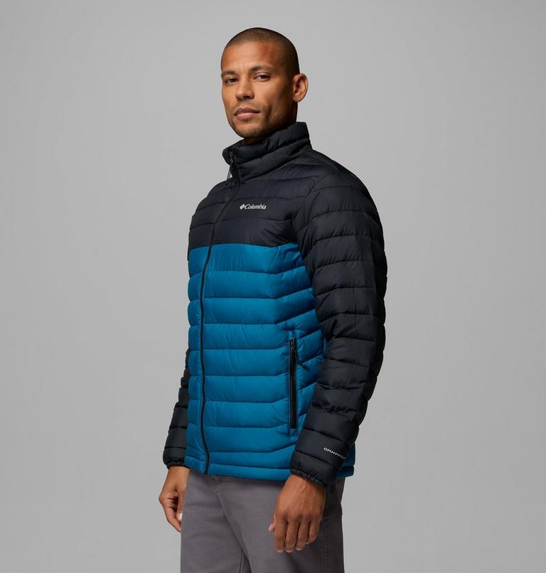 Powder Lite II Jacket, Color: Phoenix Blue, Black, image 4