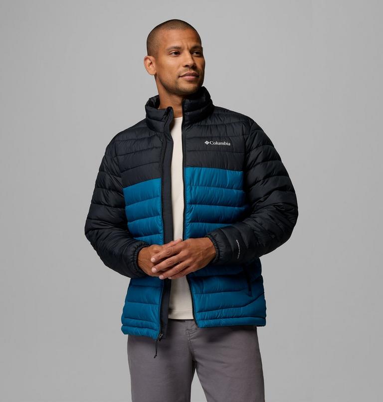 Powder Lite II Jacket, Color: Phoenix Blue, Black, image 5