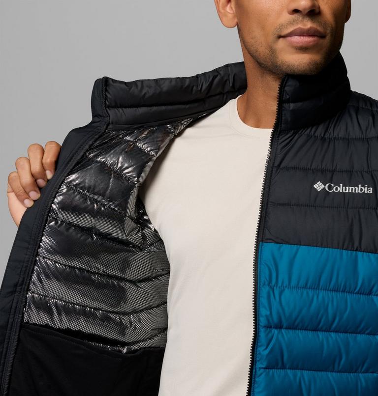 Powder Lite II Jacket, Color: Phoenix Blue, Black, image 6