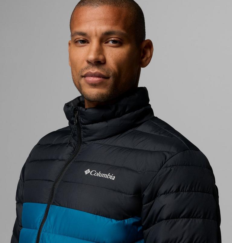 Powder Lite II Jacket, Color: Phoenix Blue, Black, image 7