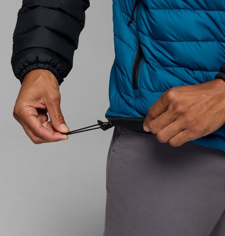 Powder Lite II Jacket, Color: Phoenix Blue, Black, image 8