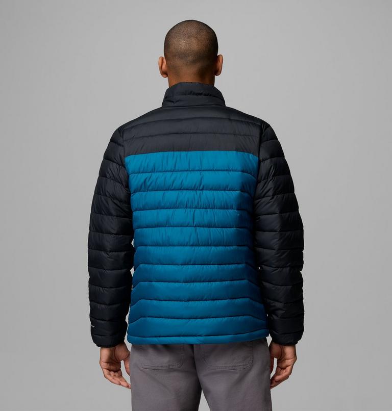 Powder Lite II Jacket, Color: Phoenix Blue, Black, image 3