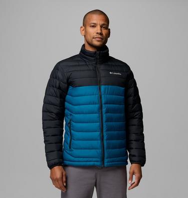 Powder Lite II Jacket, Color: Phoenix Blue, Black, image 15