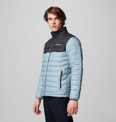 Veste Isolée Powder Lite II Homme, Color: Crushed Blue, Shark, image 8