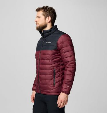 Veste Isolée Powder Lite II Homme, Color: Rich Wine, Black, image 12