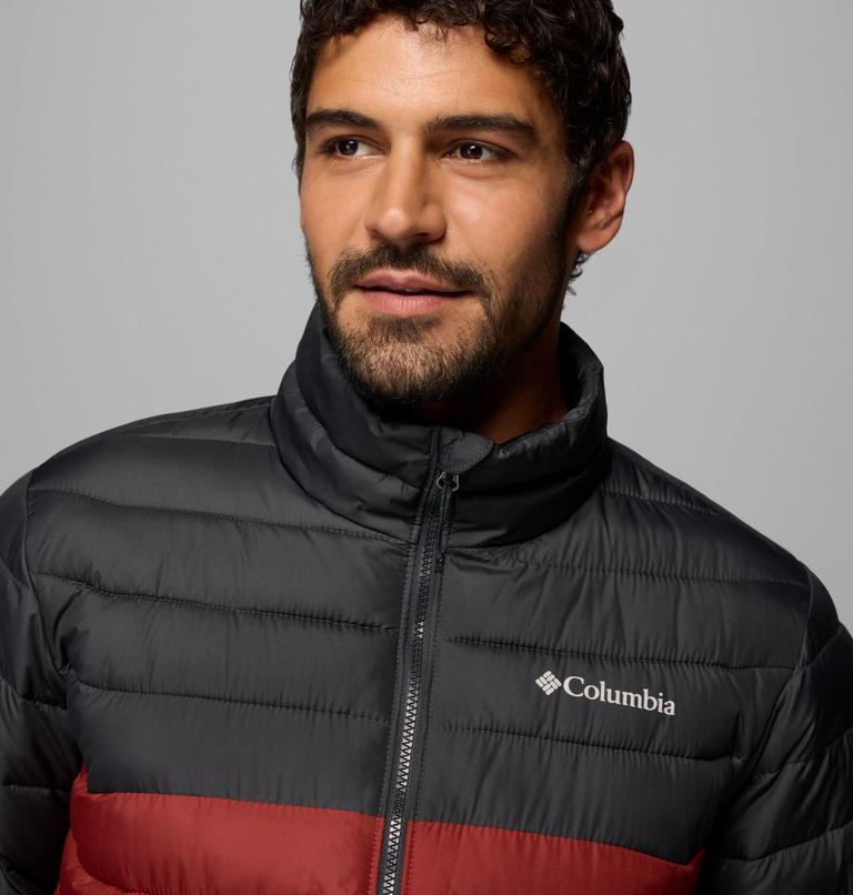 Powder Lite II Jacket, Color: Red Oxide, Shark, image 7