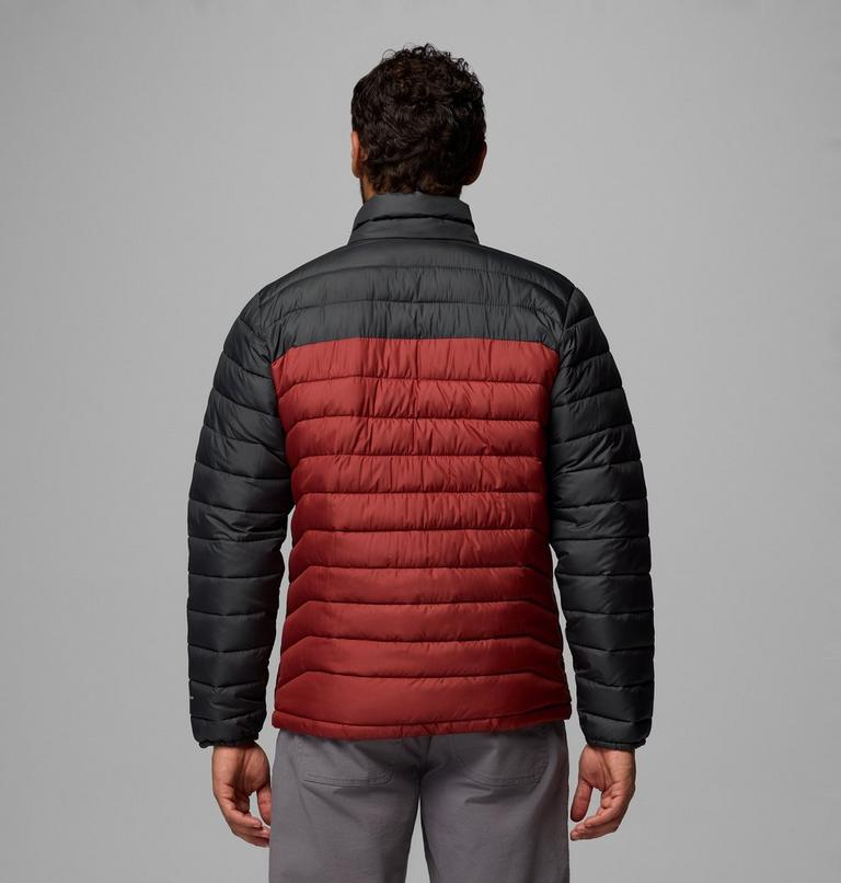 Powder Lite II Jacket, Color: Red Oxide, Shark, image 3